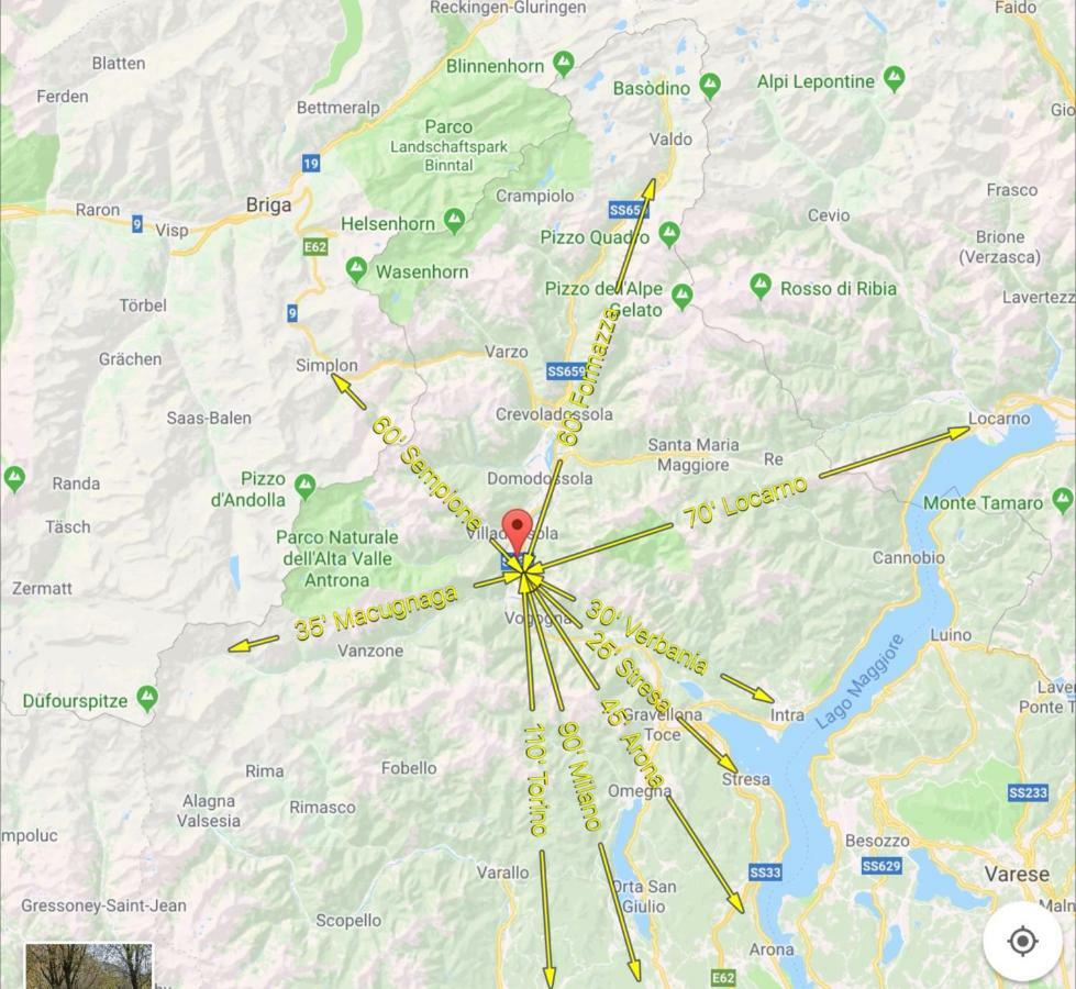Nel Cuore Dell'Ossola Pallanzeno Kültér fotó
